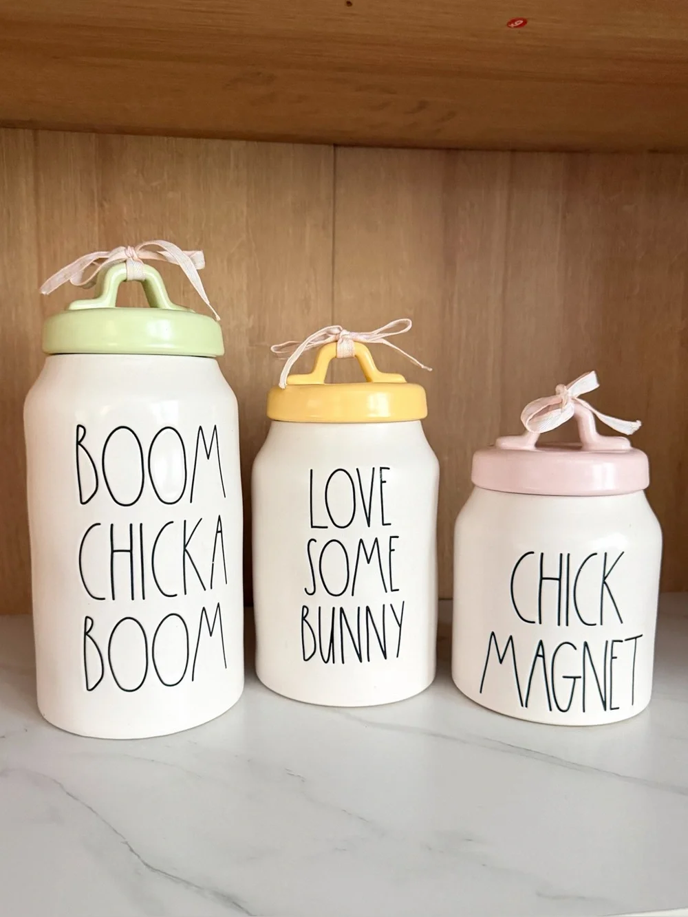 Rae Dunn Easter Canister Set of 3
